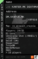 .:: KANTER.MK DEATHMATCH SERVER 24/7 [ASSAULT ONLY MAPS] ::.