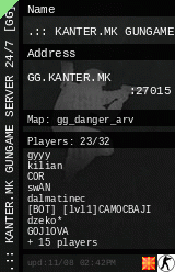 .:: KANTER.MK GUNGAME SERVER 24/7 [GG] ::.